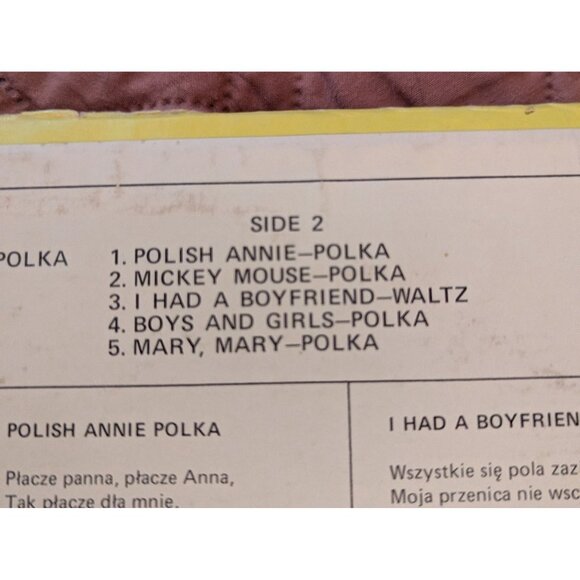Marion Lush Sings More Polkas Vinyl Record Album By Dyno Polkas No. 1688 - Picture 5 of 5